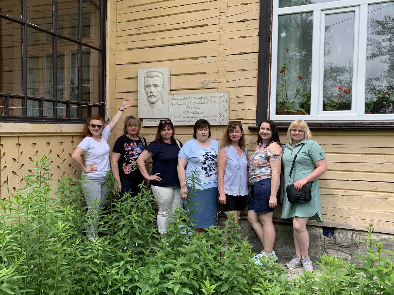 В. Гнатюк у музеї І. Я. Франка